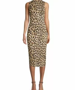 Alice + Olivia Delora Leopard Sleeveless Bodycon Dress -Alice + Olivia Sales unnamed file 1799