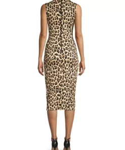 Alice + Olivia Delora Leopard Sleeveless Bodycon Dress -Alice + Olivia Sales unnamed file 1801