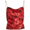 Alice + Olivia Harmon Satin Camisole