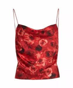 Alice + Olivia Harmon Satin Camisole