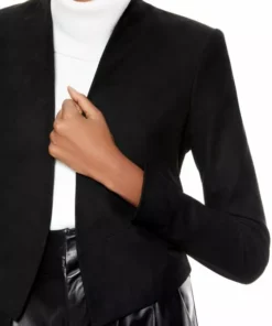 Alice + Olivia Harvey Suede Combo Jacket -Alice + Olivia Sales unnamed file 1893