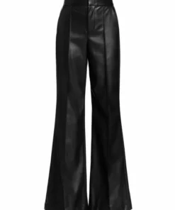 Alice + Olivia Dylan Vegan Leather Wide-Leg Pants