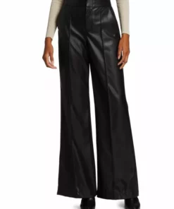 Alice + Olivia Dylan Vegan Leather Wide-Leg Pants -Alice + Olivia Sales unnamed file 1896