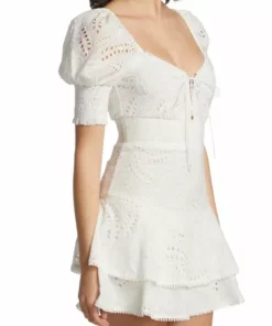 Alice + Olivia Crawford Eyelet Minidress -Alice + Olivia Sales unnamed file 19