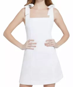 Alice + Olivia Maryann Tie-Shoulder Mini Dress -Alice + Olivia Sales unnamed file 1917