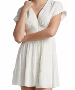 Alice + Olivia Keela Smocked Waist Minidress -Alice + Olivia Sales unnamed file 1929