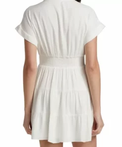 Alice + Olivia Keela Smocked Waist Minidress -Alice + Olivia Sales unnamed file 1931