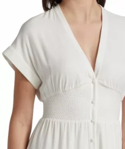 Alice + Olivia Keela Smocked Waist Minidress -Alice + Olivia Sales unnamed file 1932