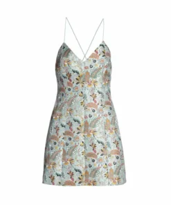 Alice + Olivia Tayla Structured Lantern Minidress