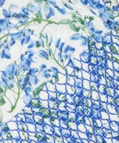 Alice + Olivia Crawford Floral Smocked Cotton Crop Top -Alice + Olivia Sales unnamed file 1962