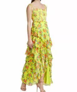 Alice + Olivia Jocelyn Tiered Ruffle Maxi Dress -Alice + Olivia Sales unnamed file 1980