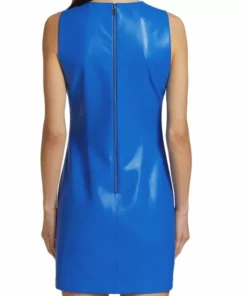 Alice + Olivia Coley Faux Leather A-Line Dress -Alice + Olivia Sales unnamed file 1995