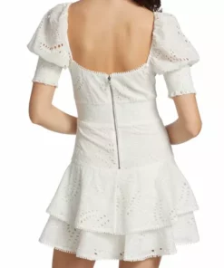 Alice + Olivia Crawford Eyelet Minidress -Alice + Olivia Sales unnamed file 20
