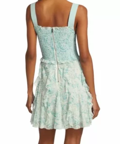 Alice + Olivia Jocelyn Floral Smocked Cotton Ruffle Minidress -Alice + Olivia Sales unnamed file 2009