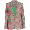 Alice + Olivia Macey Paisley Stretch Blazer