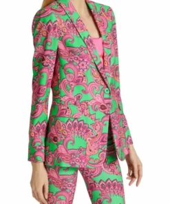 Alice + Olivia Macey Paisley Stretch Blazer -Alice + Olivia Sales unnamed file 2015