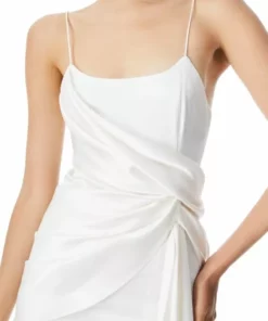 Alice + Olivia Svetlana Draped Minidress -Alice + Olivia Sales unnamed file 2062