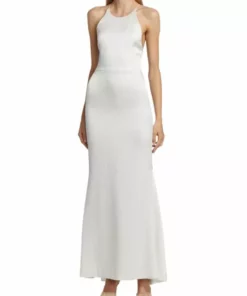 Alice + Olivia Samia Sleeveless Satin Gown -Alice + Olivia Sales unnamed file 2065