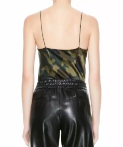 Alice + Olivia Harmon Camo Drapey Slip Tank Top -Alice + Olivia Sales unnamed file 2080
