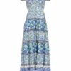 Alice + Olivia Rosalyn Tiered Maxi Dress