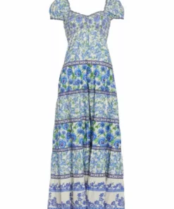 Alice + Olivia Rosalyn Tiered Maxi Dress
