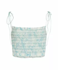 Alice + Olivia Kathlyn Floral Smocked Top