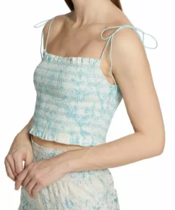 Alice + Olivia Kathlyn Floral Smocked Top -Alice + Olivia Sales unnamed file 2118