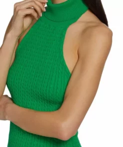 Alice + Olivia Ike Cable-Knit Turtleneck Top -Alice + Olivia Sales unnamed file 2132