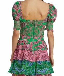 Alice + Olivia Crawford Smocked Paisley Top -Alice + Olivia Sales unnamed file 2145
