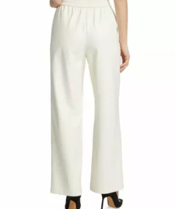 Alice + Olivia Benny Vegan Leather Front Pants -Alice + Olivia Sales unnamed file 2159