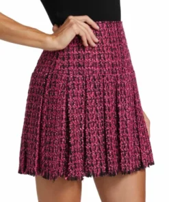 Alice + Olivia Emilie Box-Pleat Mini Skirt -Alice + Olivia Sales unnamed file 2190