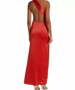 Alice + Olivia Paulette Satin One-Shoulder Gown -Alice + Olivia Sales unnamed file 2225