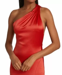 Alice + Olivia Paulette Satin One-Shoulder Gown -Alice + Olivia Sales unnamed file 2226