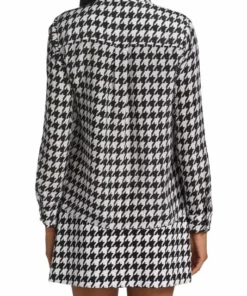 Alice + Olivia Willa Houndstooth Print Blouse -Alice + Olivia Sales unnamed file 2239