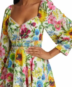 Alice + Olivia Crawford Floral Mini Dress -Alice + Olivia Sales unnamed file 2251