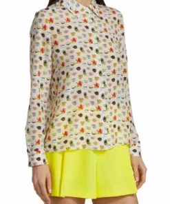 Alice + Olivia Willa Silk Chiffon Blouse -Alice + Olivia Sales unnamed file 2256