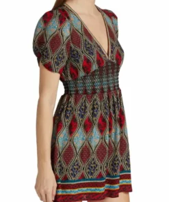 Alice + Olivia Tatiana Puff-Sleeve Minidress -Alice + Olivia Sales unnamed file 2263