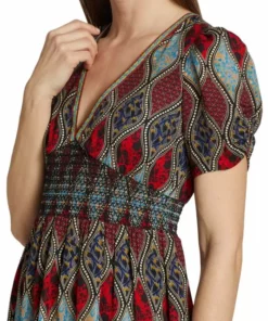 Alice + Olivia Tatiana Puff-Sleeve Minidress -Alice + Olivia Sales unnamed file 2265