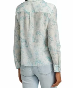 Alice + Olivia Kurt Heart Pintuck Button-Front Blouse -Alice + Olivia Sales unnamed file 2285