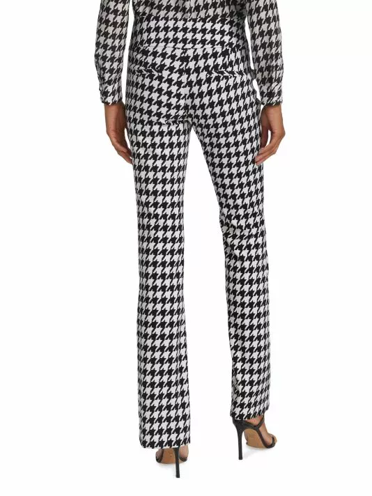 Alice + Olivia Olivia Flared Checkered Pants 5 Alice + Olivia Olivia Flared Checkered Pants - Image 5