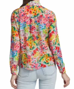 Alice + Olivia Willa Floral Button-Up Top -Alice + Olivia Sales unnamed file 2320