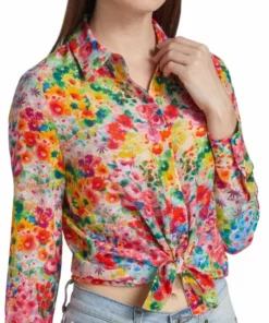 Alice + Olivia Willa Floral Button-Up Top -Alice + Olivia Sales unnamed file 2321