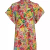 Alice + Olivia Jude Floral Button-Front Shirtdress