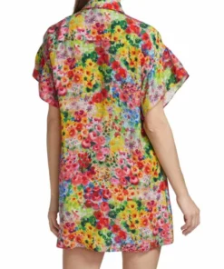 Alice + Olivia Jude Floral Button-Front Shirtdress -Alice + Olivia Sales unnamed file 2334