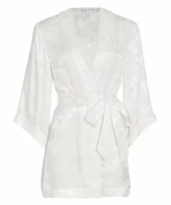 Alice + Olivia Domino Satin Robe