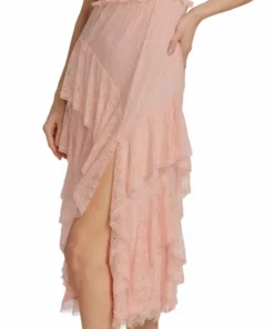 Alice + Olivia Jocelyn Ruffle Midi-Dress -Alice + Olivia Sales unnamed file 2377