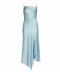 Alice + Olivia Harmony Asymmetric Slip Dress