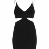 Alice + Olivia Havana Cut-Out Mini Dress