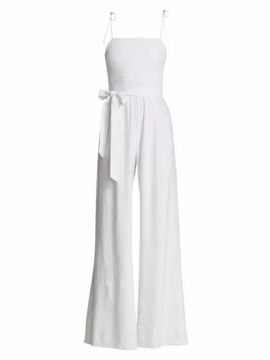 Alice + Olivia Bebe Belted Wide-Leg Jumpsuit 1 Alice + Olivia Bebe Belted Wide-Leg Jumpsuit