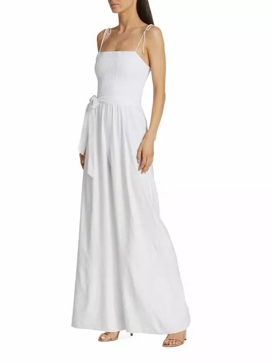 Alice + Olivia Bebe Belted Wide-Leg Jumpsuit 4 Alice + Olivia Bebe Belted Wide-Leg Jumpsuit - Image 4